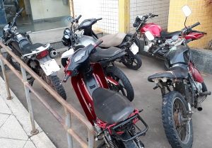 Sete motocicletas apreendidas durante “rolezinho de Natal” em SJB